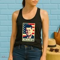 John F Kennedy American Propaganda Poster Women's Tank Top thumb 2