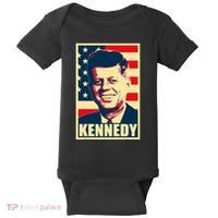 John F Kennedy American Propaganda Poster Baby Bodysuit thumb 0