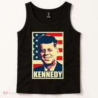John F Kennedy American Propaganda Poster Tank Top thumb 2