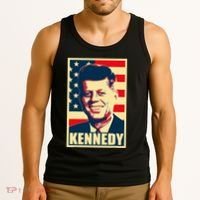 John F Kennedy American Propaganda Poster Tank Top thumb 3