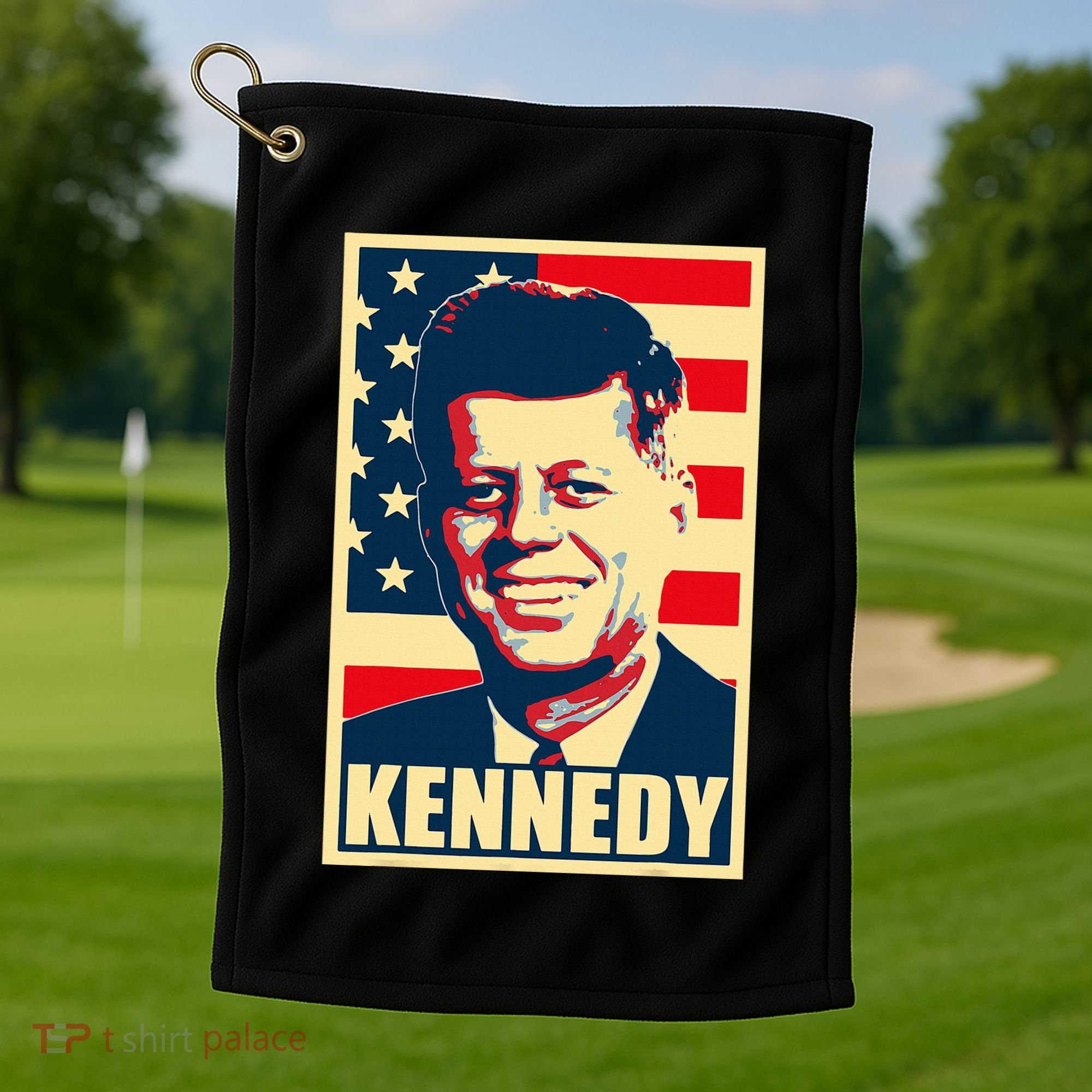 John F Kennedy American Propaganda Poster Golf Towel