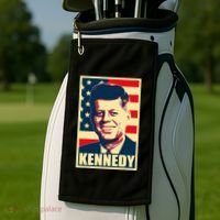 John F Kennedy American Propaganda Poster Golf Towel thumb 2