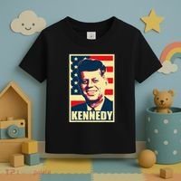John F Kennedy American Propaganda Poster Toddler T-Shirt thumb 3