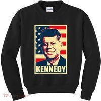 John F Kennedy American Propaganda Poster Kids Sweatshirt thumb 0