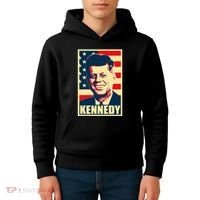 John F Kennedy American Propaganda Poster Kids Hoodie thumb 4