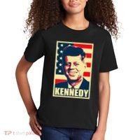 John F Kennedy American Propaganda Poster Kids T-Shirt thumb 2