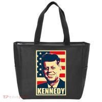 John F Kennedy American Propaganda Poster Tote Bag thumb 0