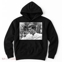 John F Kennedy Smoking Hoodie thumb 0