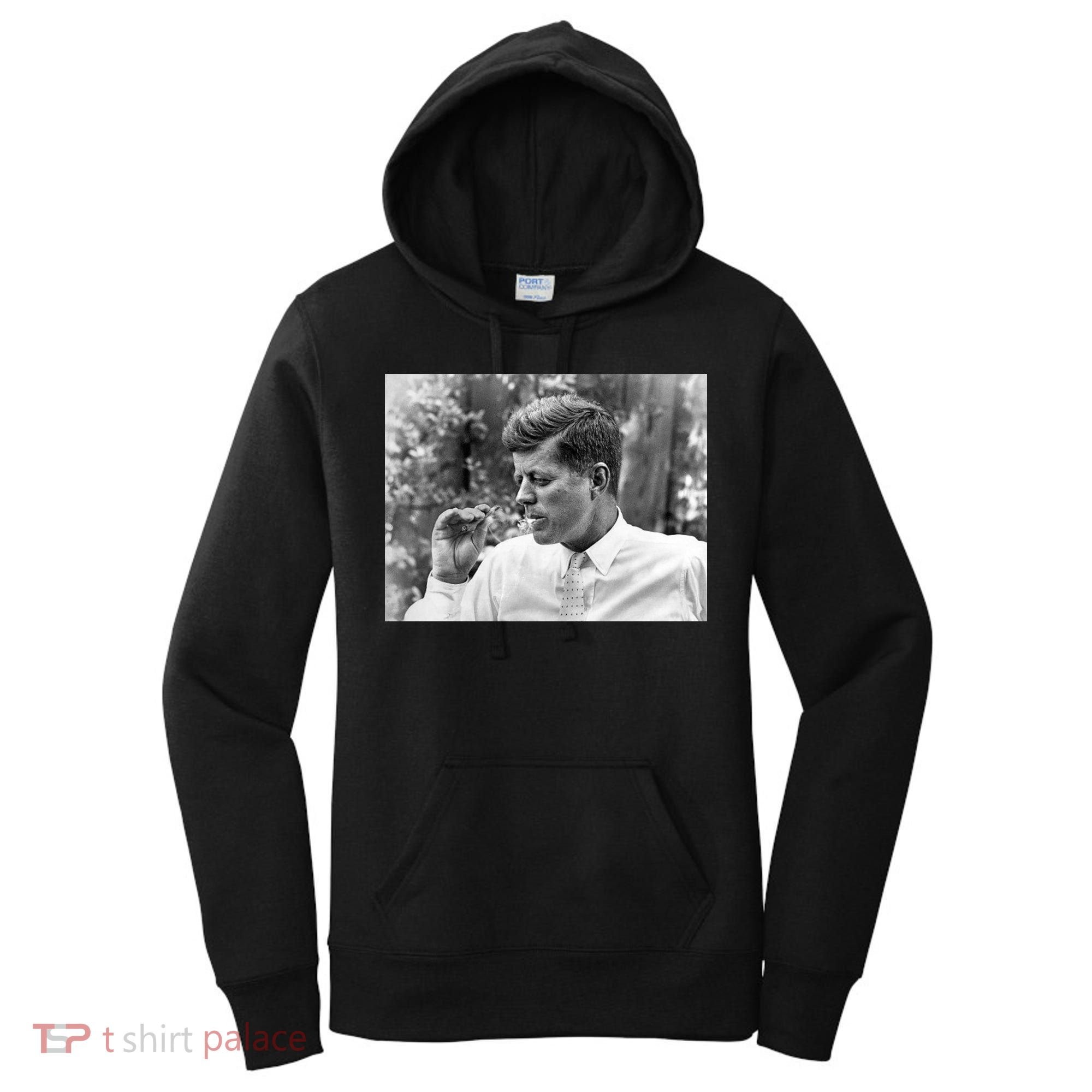 John F Kennedy Smoking Women's Hoodie