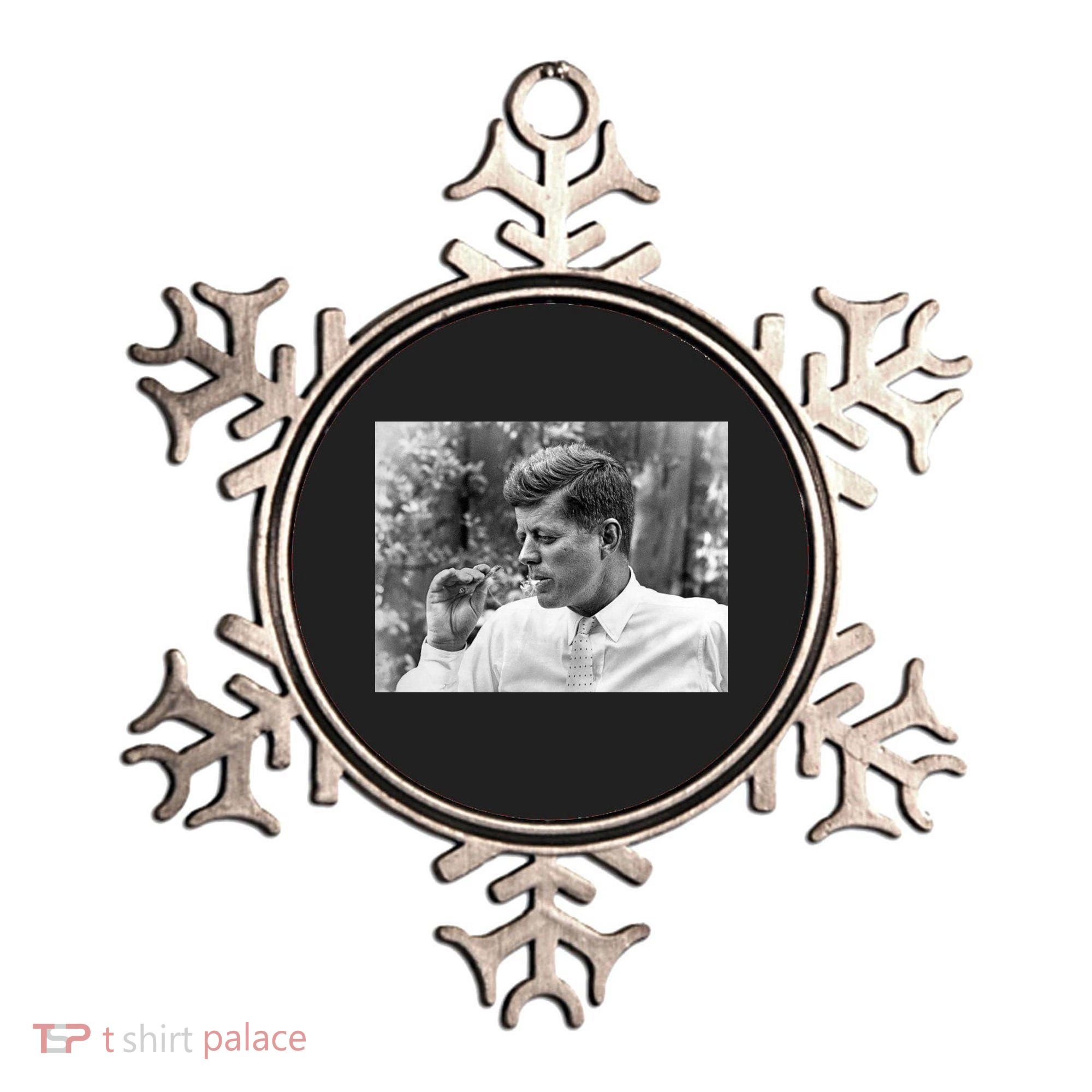 John F Kennedy Smoking Ornament