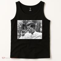 John F Kennedy Smoking Tank Top thumb 2
