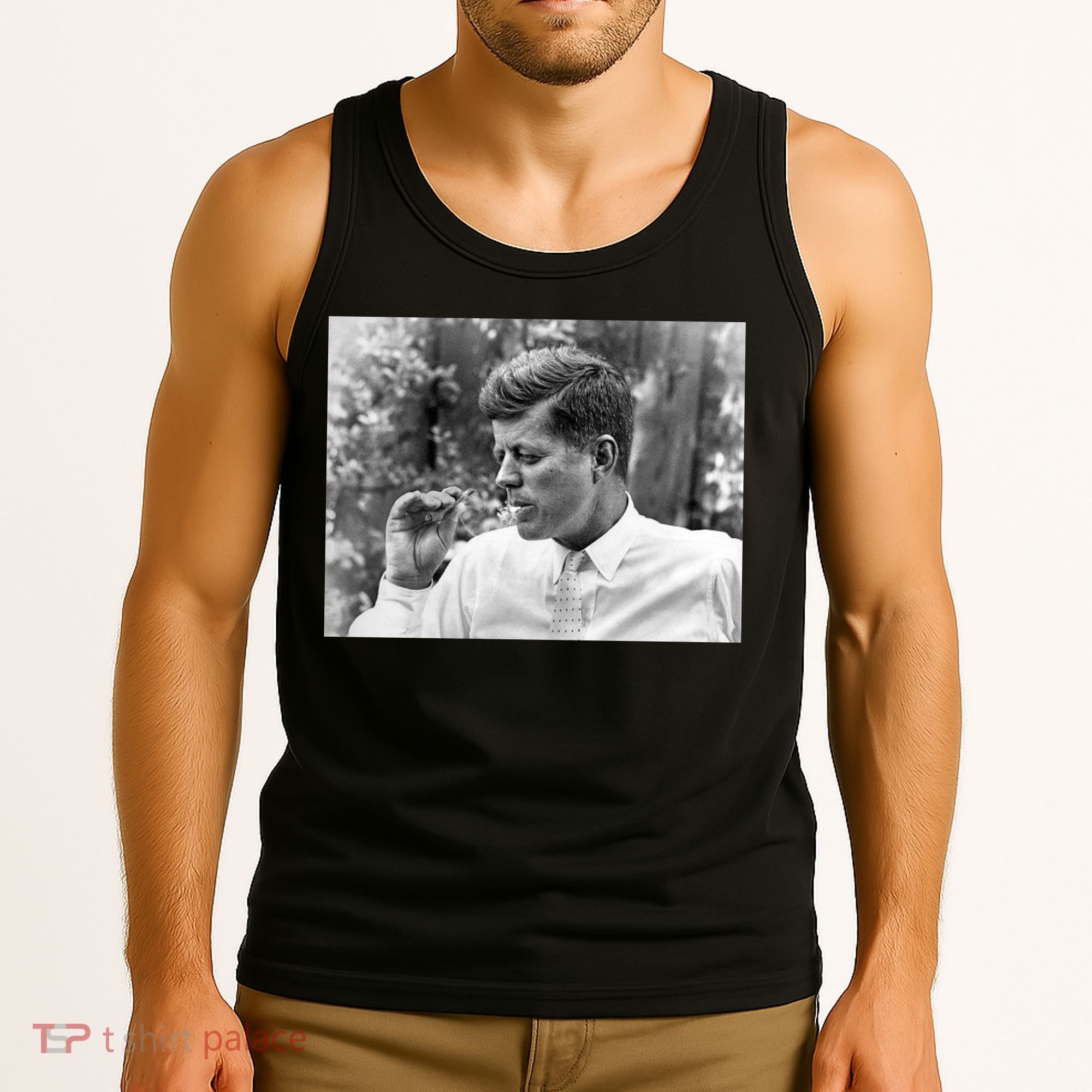 John F Kennedy Smoking Tank Top