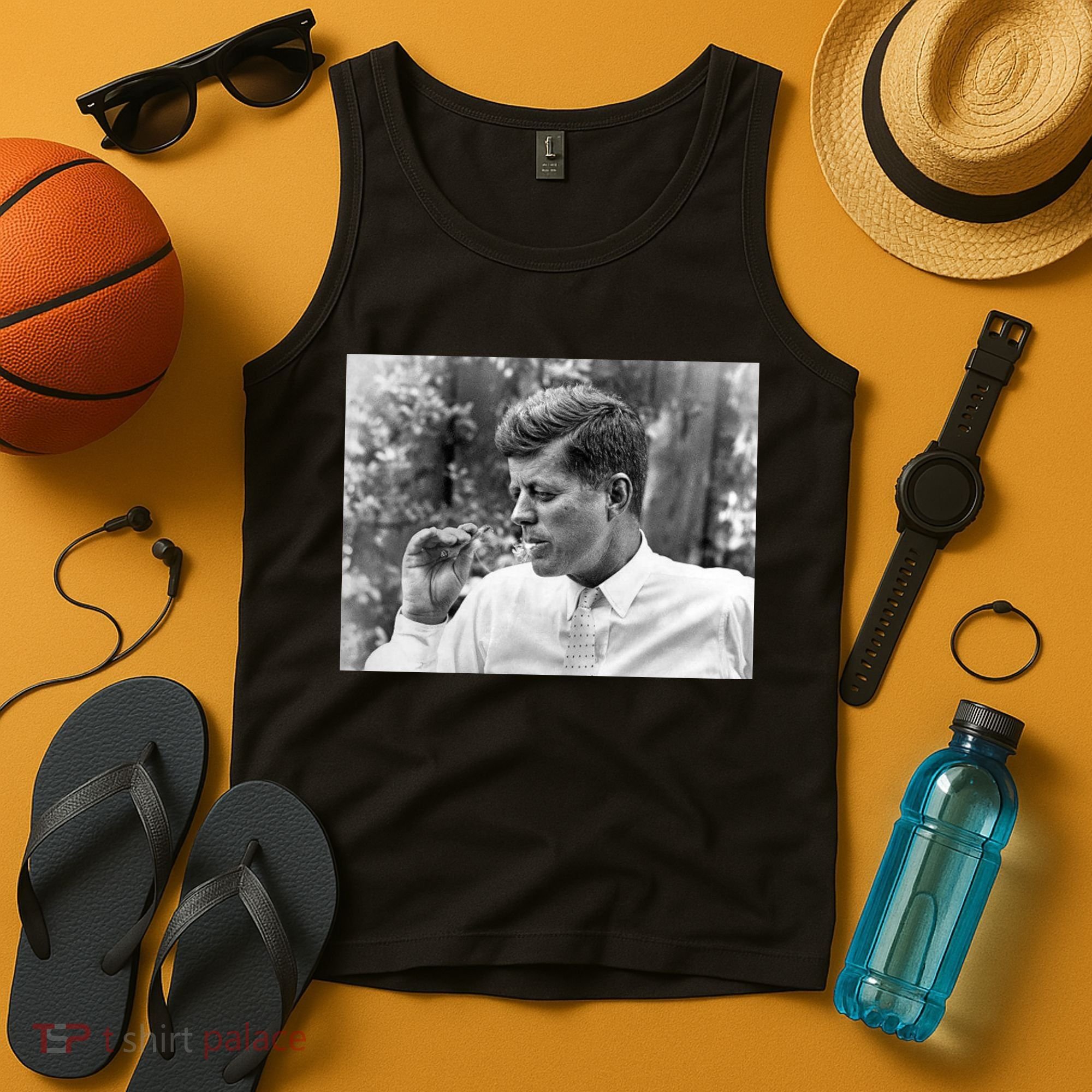 John F Kennedy Smoking Tank Top