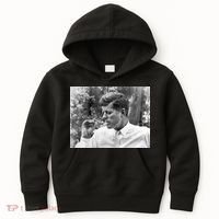 John F Kennedy Smoking Kids Hoodie thumb 0