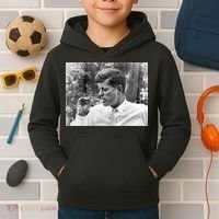 John F Kennedy Smoking Kids Hoodie thumb 2