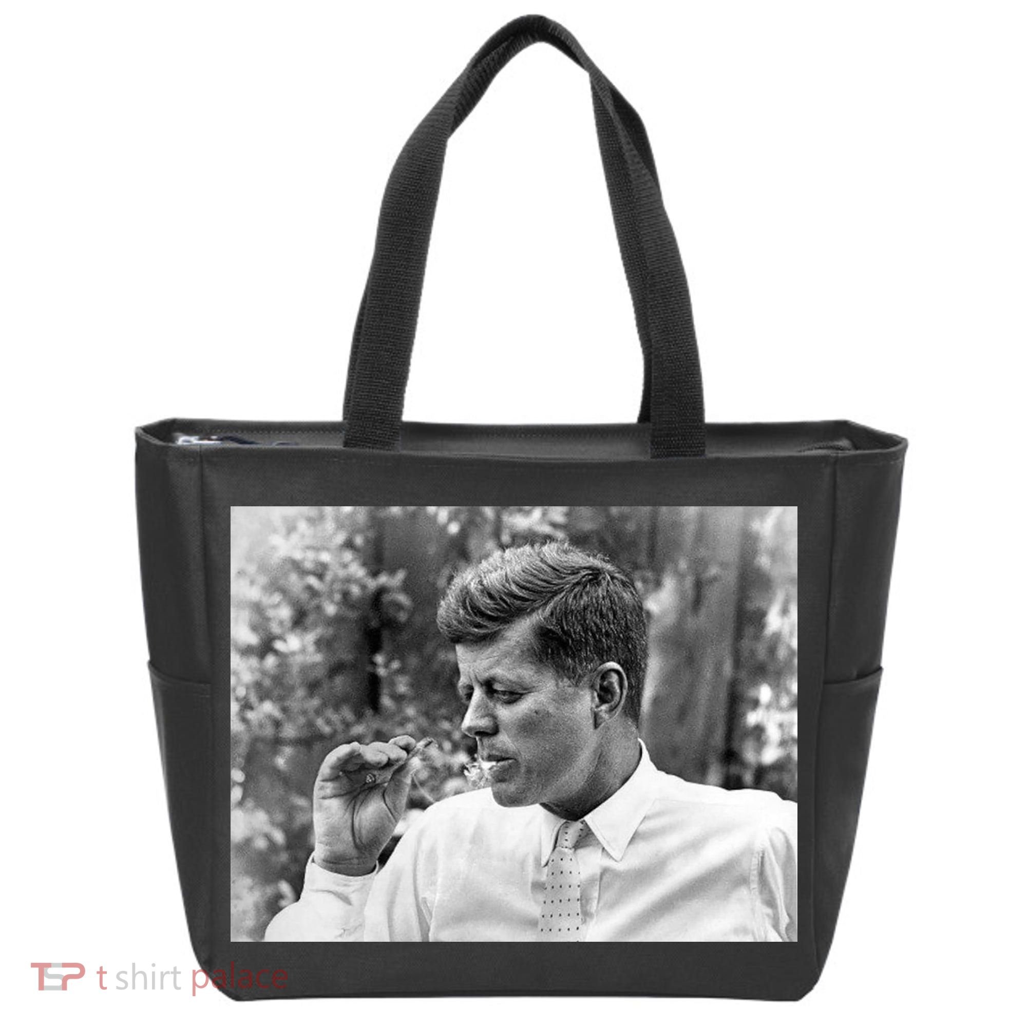 John F Kennedy Smoking Tote Bag