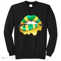 Jamaican Flag Lips Women Jamaica Sweatshirt thumb 0