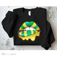 Jamaican Flag Lips Women Jamaica Sweatshirt thumb 2