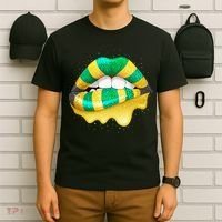 Jamaican Flag Lips Women Jamaica T-Shirt thumb 6