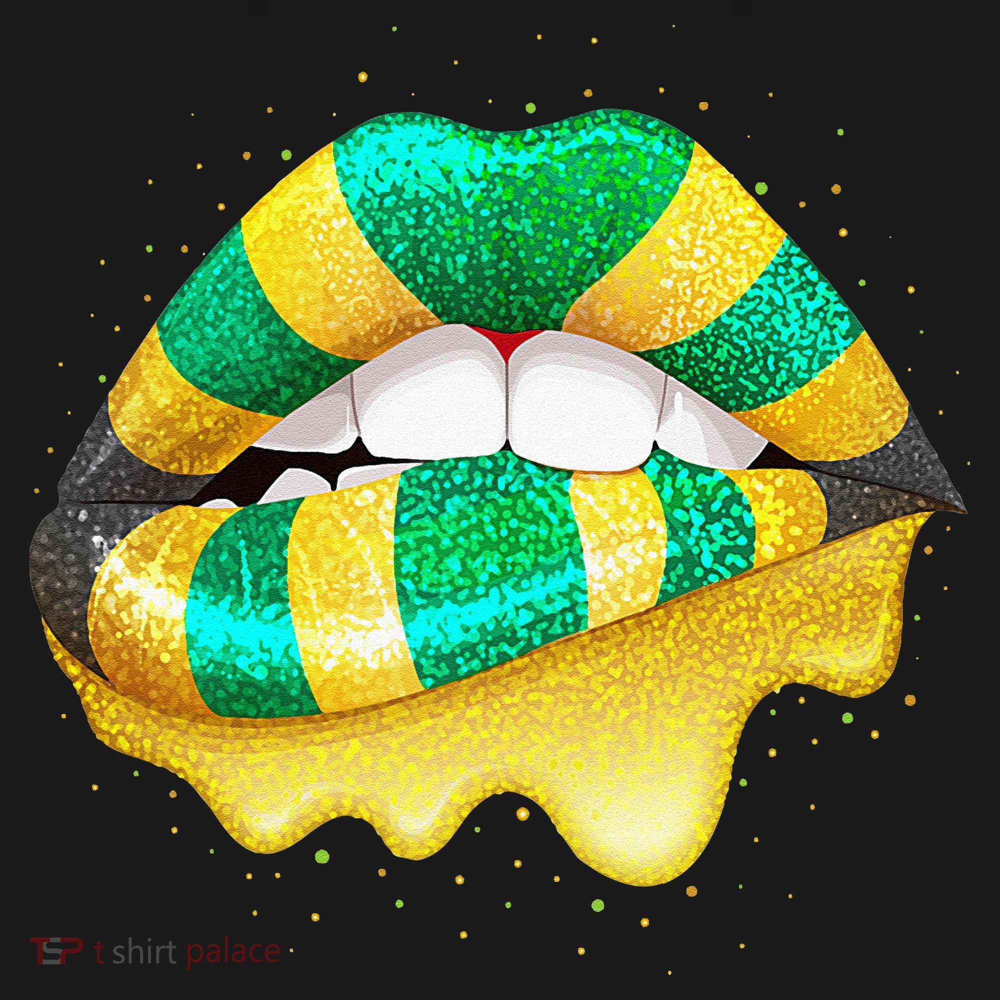 Jamaican Flag Lips Women Jamaica Women's Hoodie
