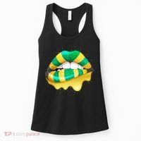 Jamaican Flag Lips Women Jamaica Women's Tank Top thumb 0