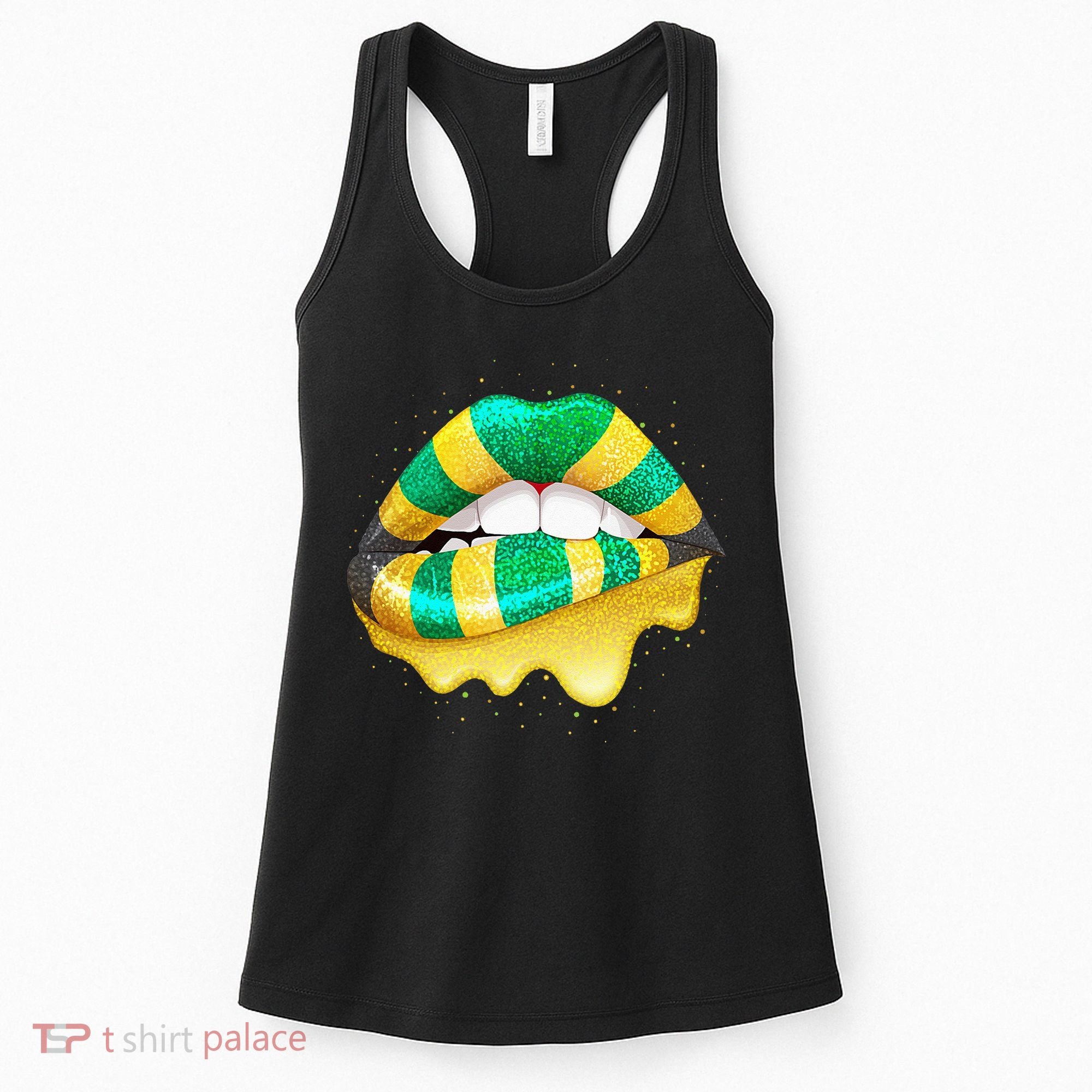 Jamaican Flag Lips Women Jamaica Women's Tank Top