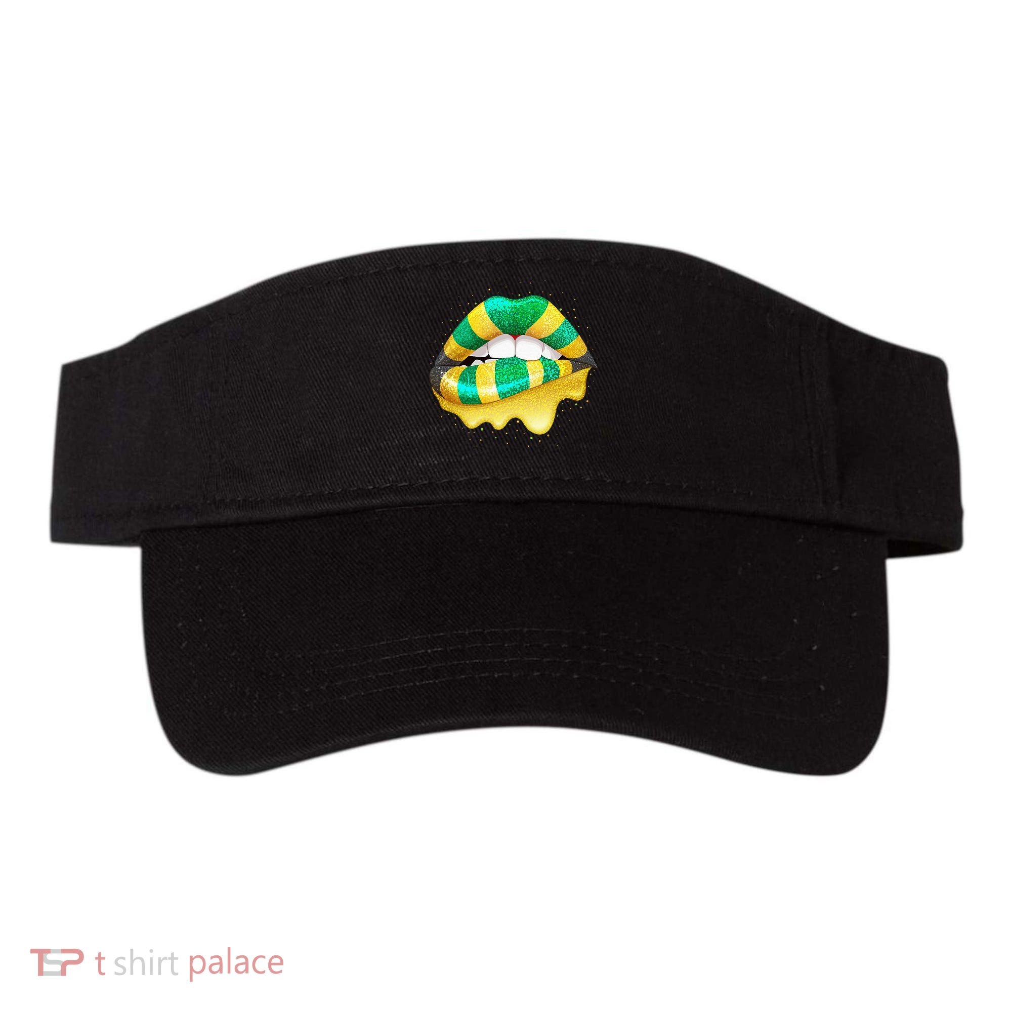 Jamaican Flag Lips Women Jamaica Visor