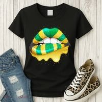 Jamaican Flag Lips Women Jamaica Women's T-Shirt thumb 3