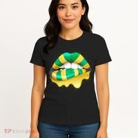 Jamaican Flag Lips Women Jamaica Women's T-Shirt thumb 4