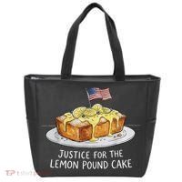 Justice For Lemon Pound Cake Tote Bag thumb 0