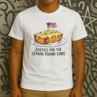Justice For Lemon Pound Cake T-Shirt thumb 3