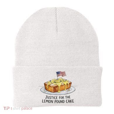 Justice For Lemon Pound Cake Beanie