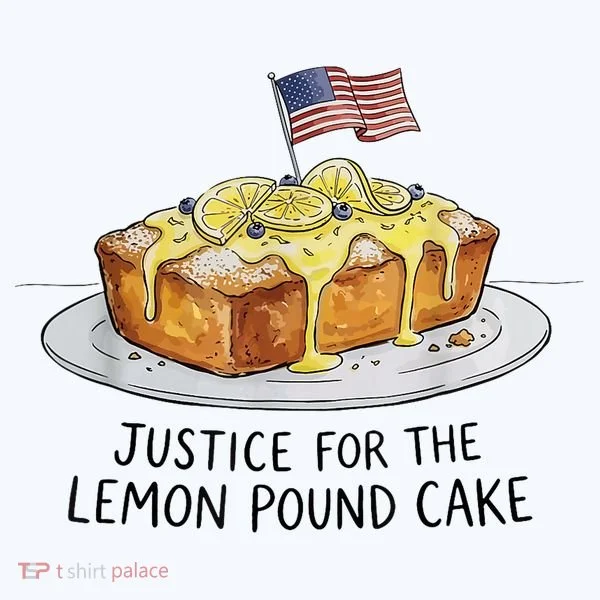 Justice For Lemon Pound Cake Women's Long Sleeve Shirt