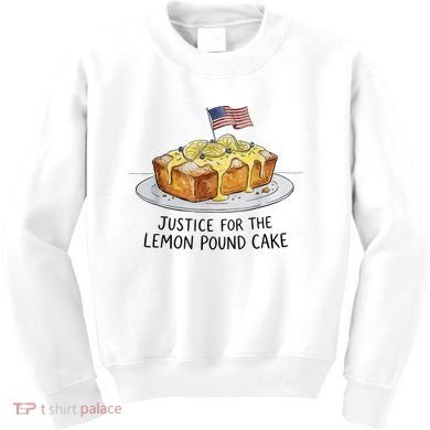 Justice For Lemon Pound Cake Kids Sweatshirt