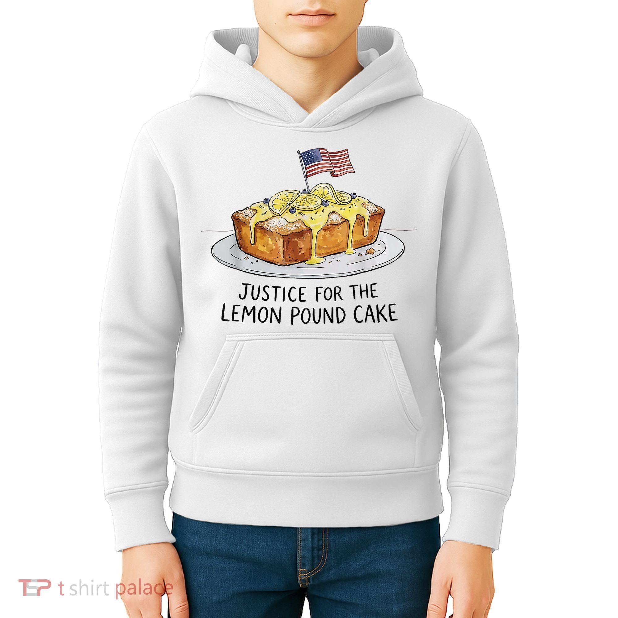 Justice For Lemon Pound Cake Kids Hoodie
