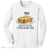 Justice For Lemon Pound Cake Kids Long Sleeve Shirt thumb 0