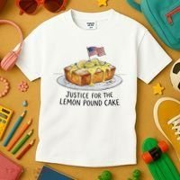 Justice For Lemon Pound Cake Kids T-Shirt thumb 3