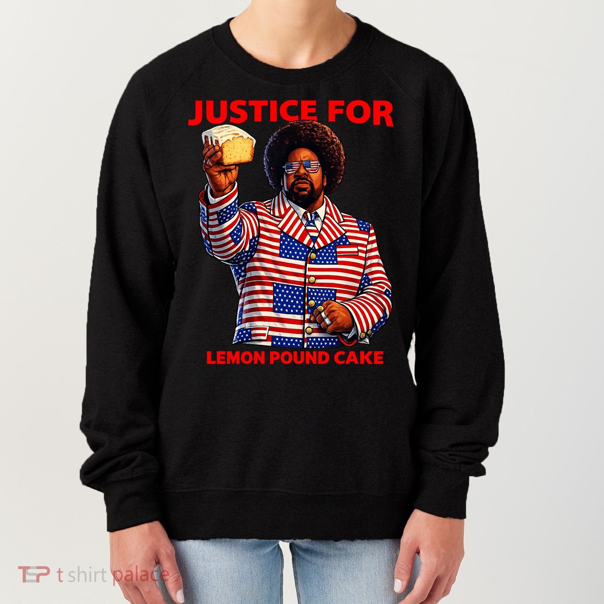 Justice For Lemon Pound Cake Women's Sweatshirt