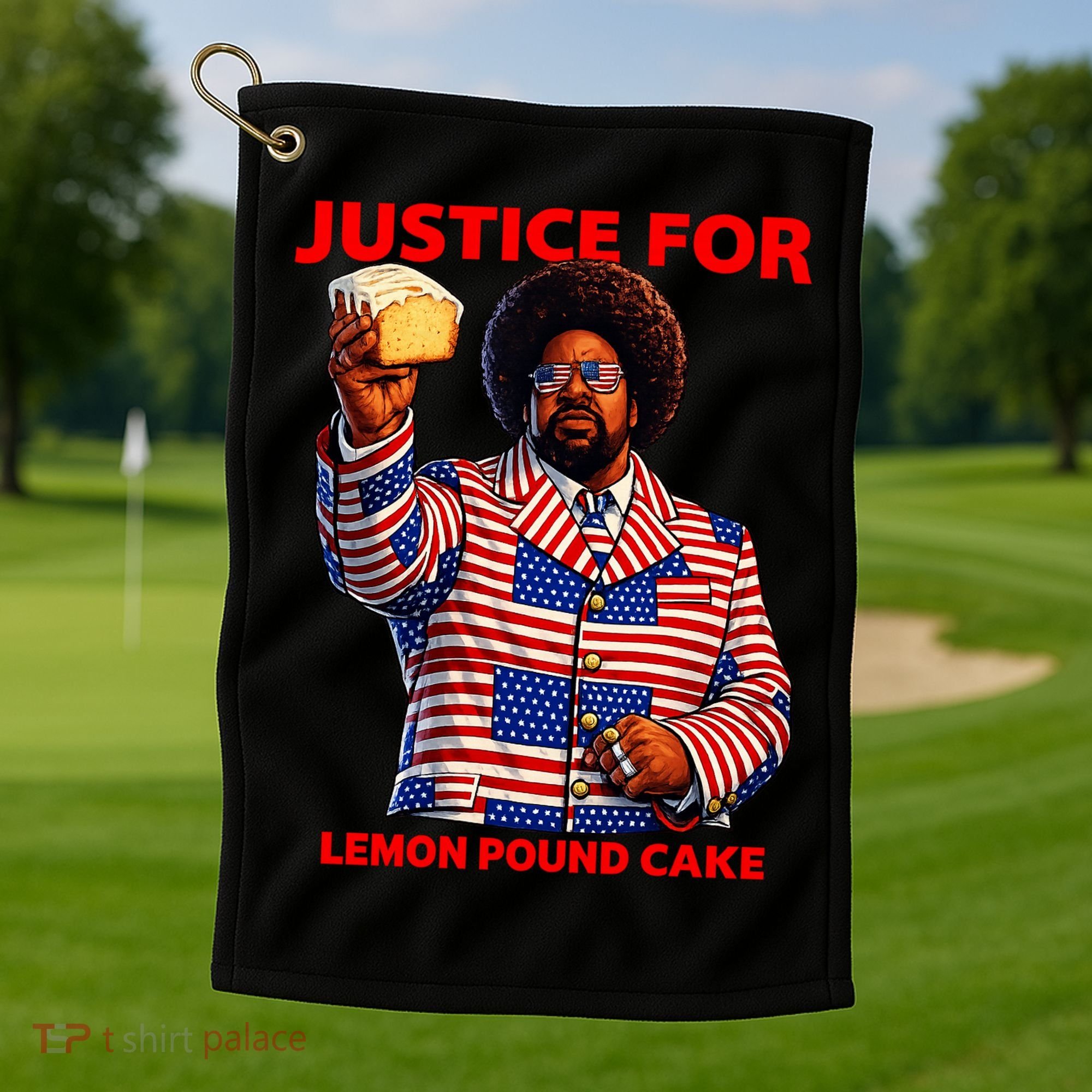 Justice For Lemon Pound Cake Golf Towel