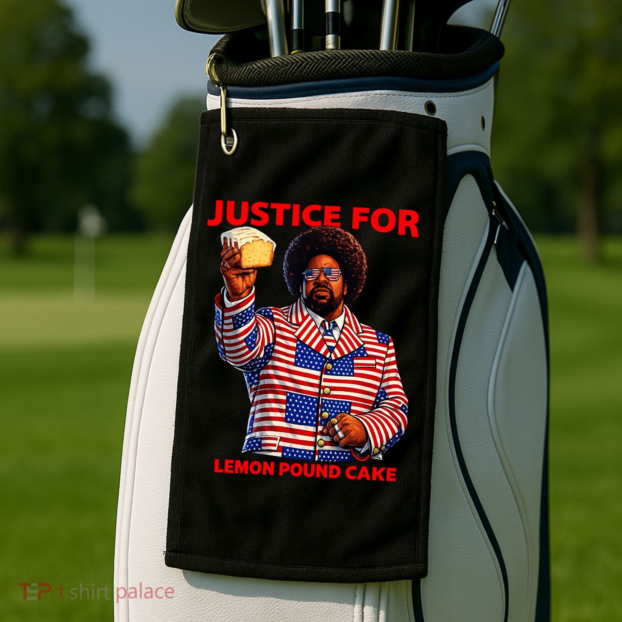Justice For Lemon Pound Cake Golf Towel