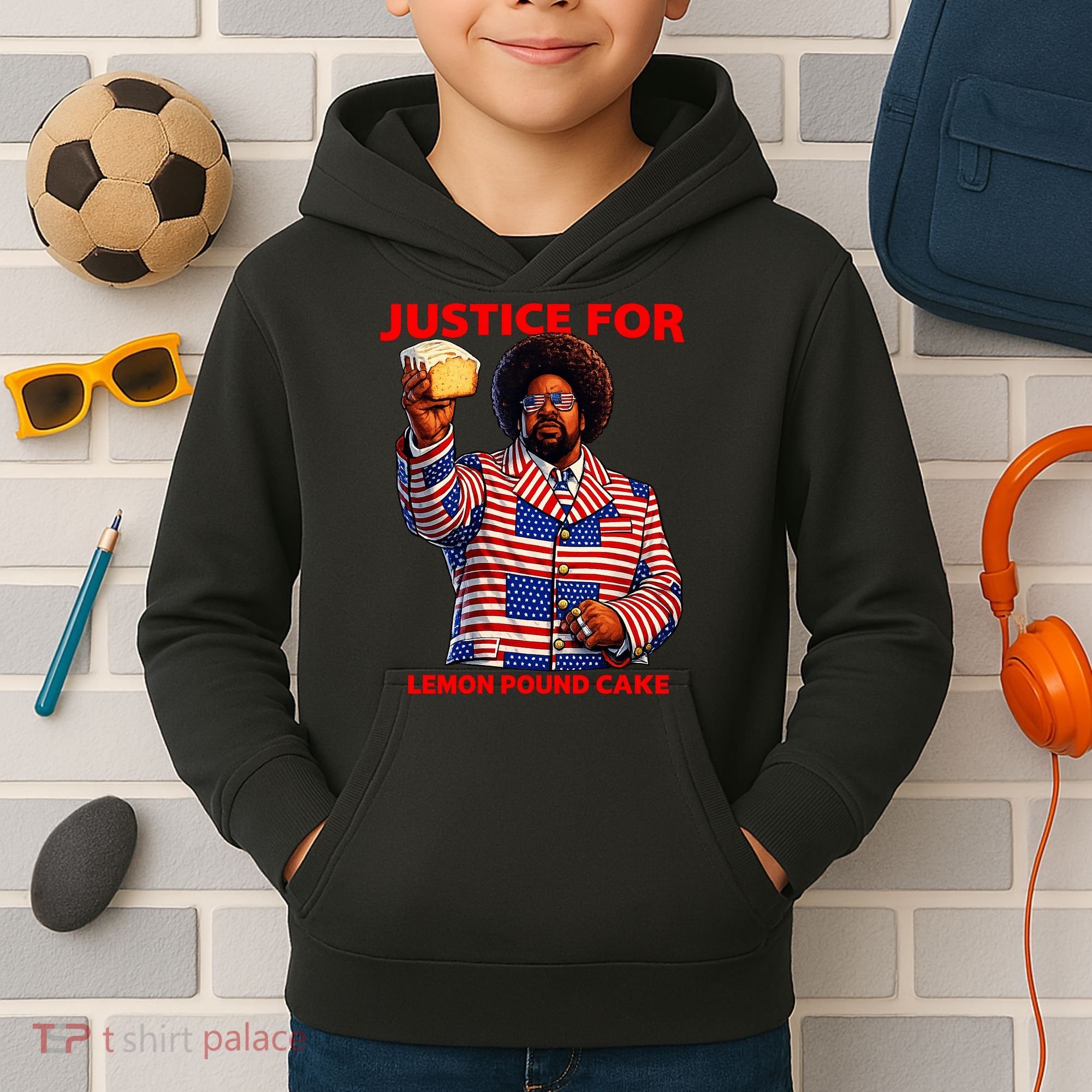 Justice For Lemon Pound Cake Kids Hoodie