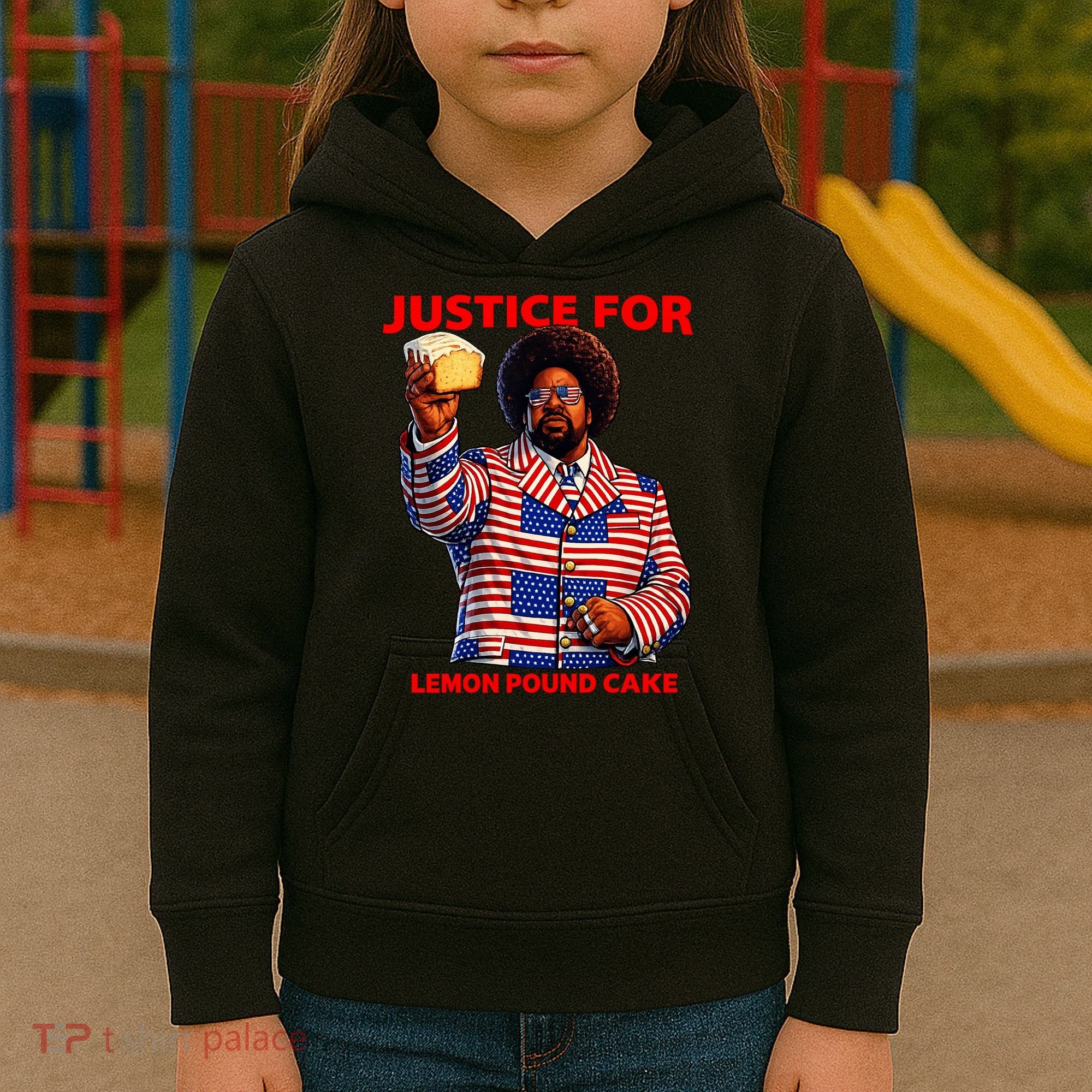Justice For Lemon Pound Cake Kids Hoodie