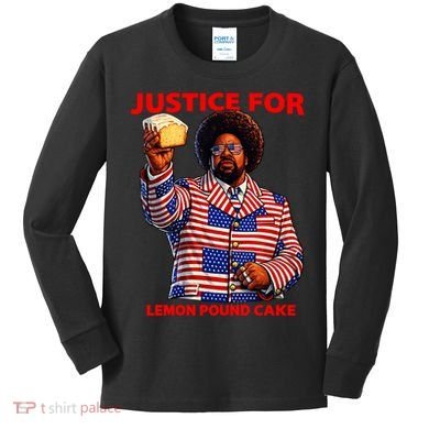Justice For Lemon Pound Cake Kids Long Sleeve Shirt