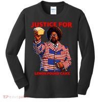 Justice For Lemon Pound Cake Kids Long Sleeve Shirt thumb 0