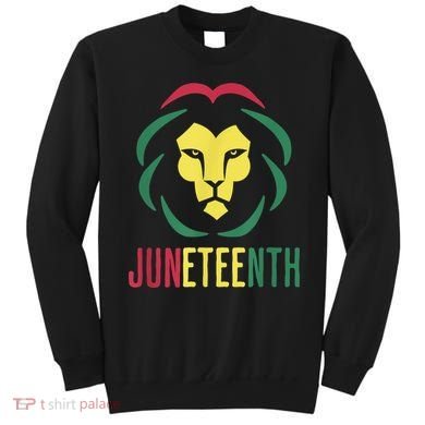 Juneteenth For Men Celebrate Juneteenth Lion Sweatshirt