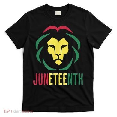 Juneteenth For Men Celebrate Juneteenth Lion T-Shirt