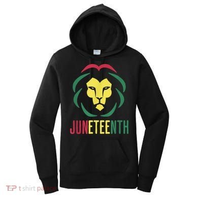 Juneteenth For Men Celebrate Juneteenth Lion Women's Hoodie