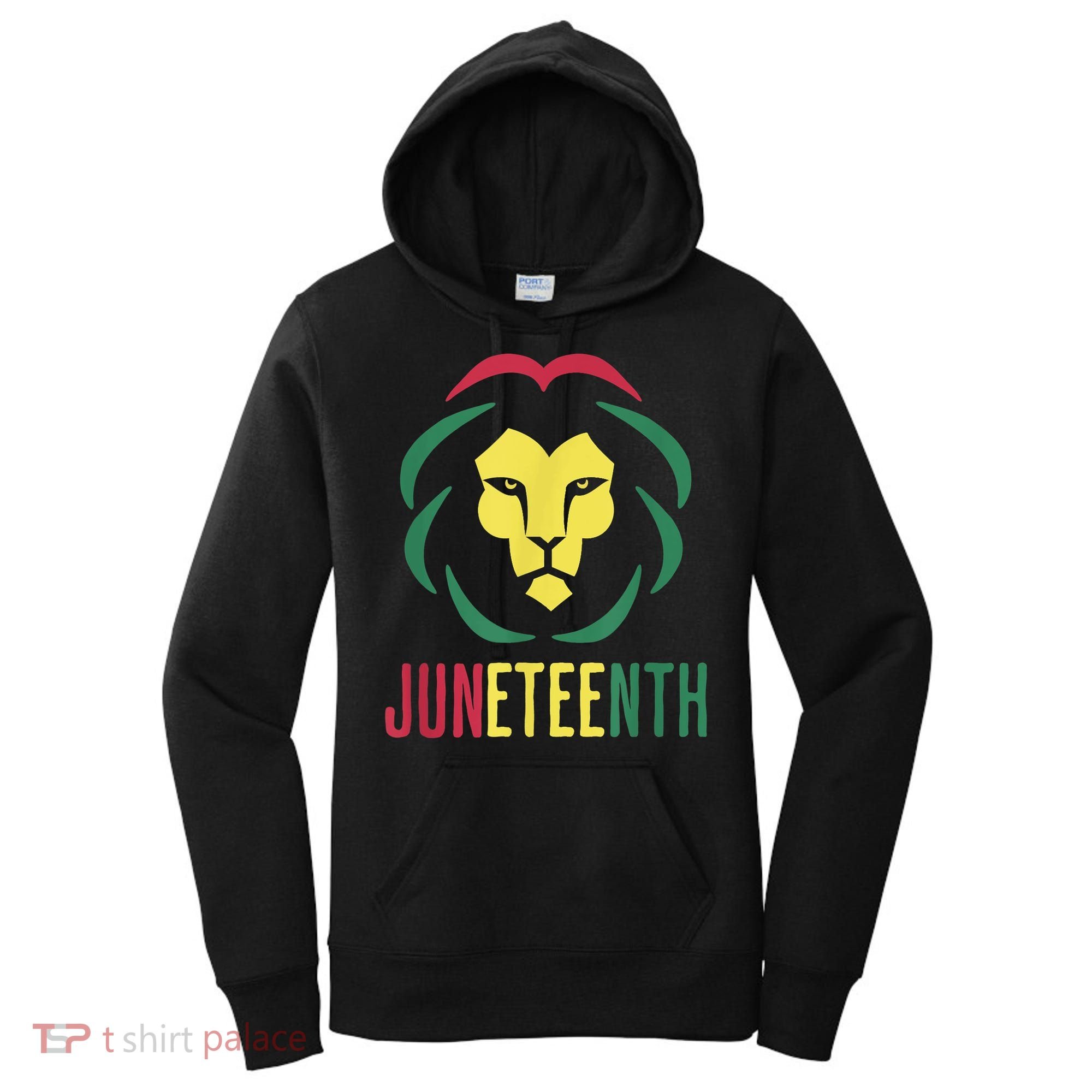 Juneteenth For Men Celebrate Juneteenth Lion Women's Hoodie