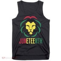 Juneteenth For Men Celebrate Juneteenth Lion Tank Top thumb 0