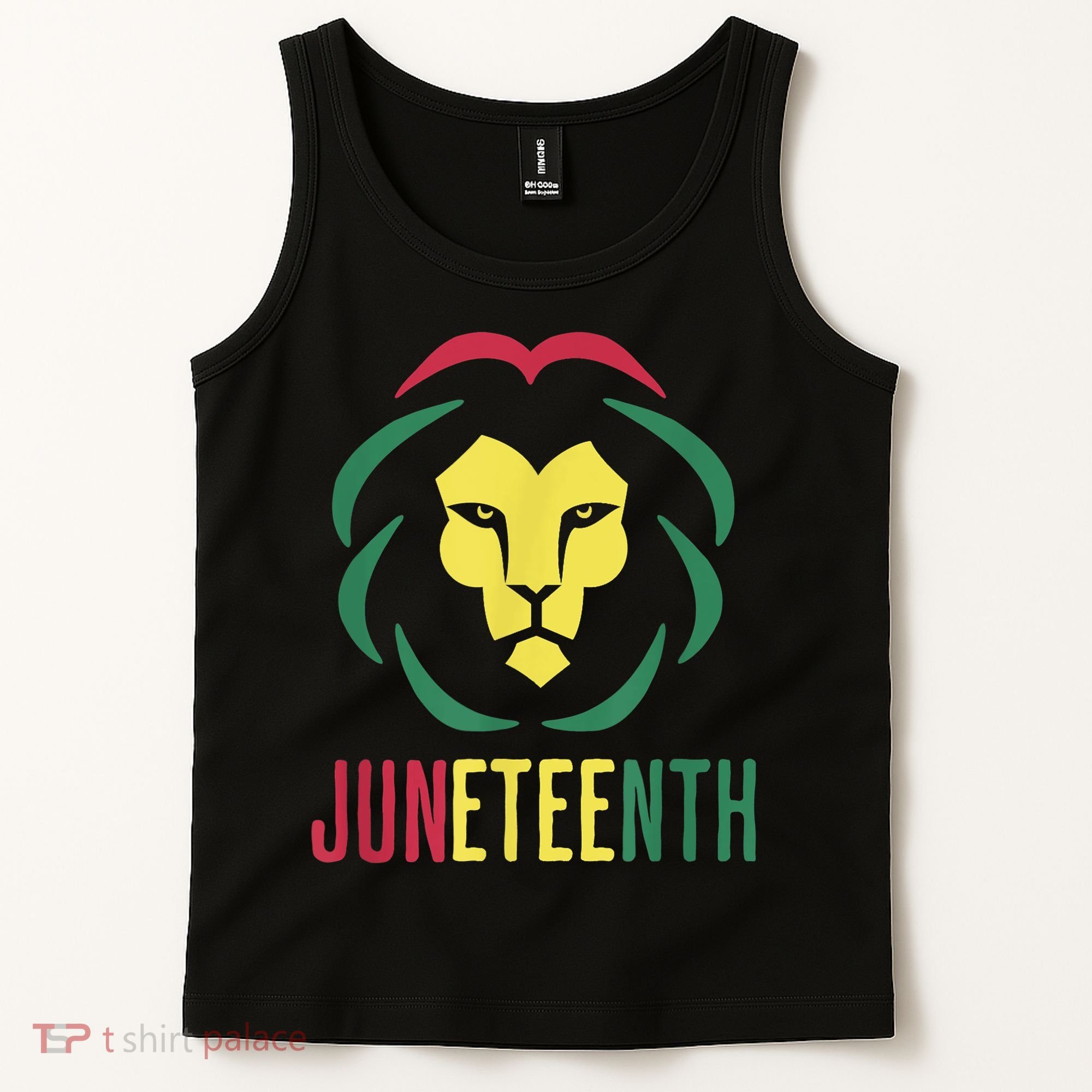 Juneteenth For Men Celebrate Juneteenth Lion Tank Top